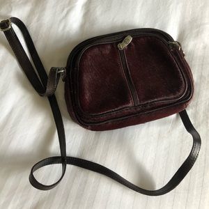 VINTAGE Valentina pony hair/leather purse